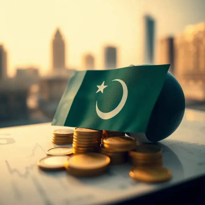 Key Economic and Global Influences on Pakistan's Dollar Exchange Rate Visual representation of economic indicators and global factors influencing the currency exchange in Pakistan