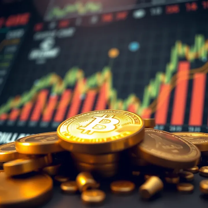 Economic and Global Factors Impacting Gold Market Visual representation of economic indicators and global factors affecting gold investment decisions