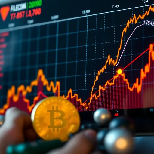Graph illustrating the upward and downward trends of Filecoin price over recent months