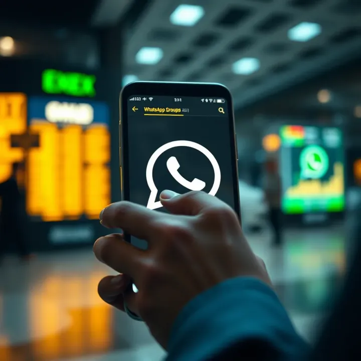 Visual representation of real-time forex market updates and knowledge sharing on mobile devices