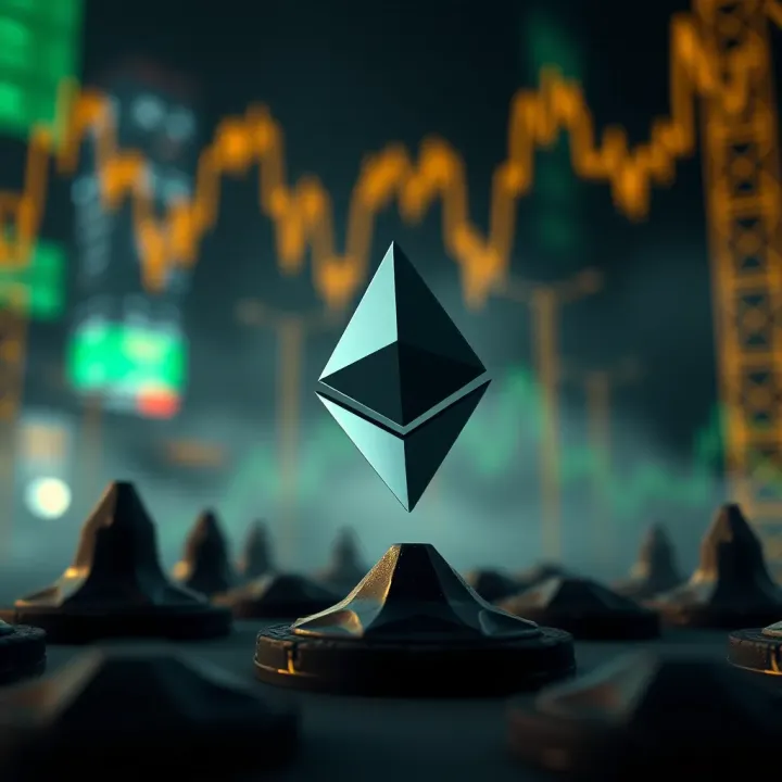 Visual representation of global events and technological updates impacting Ethereum valuation