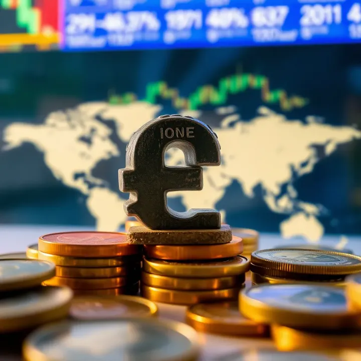 Visual representation of global influences affecting the Pakistani Rupee exchange rates