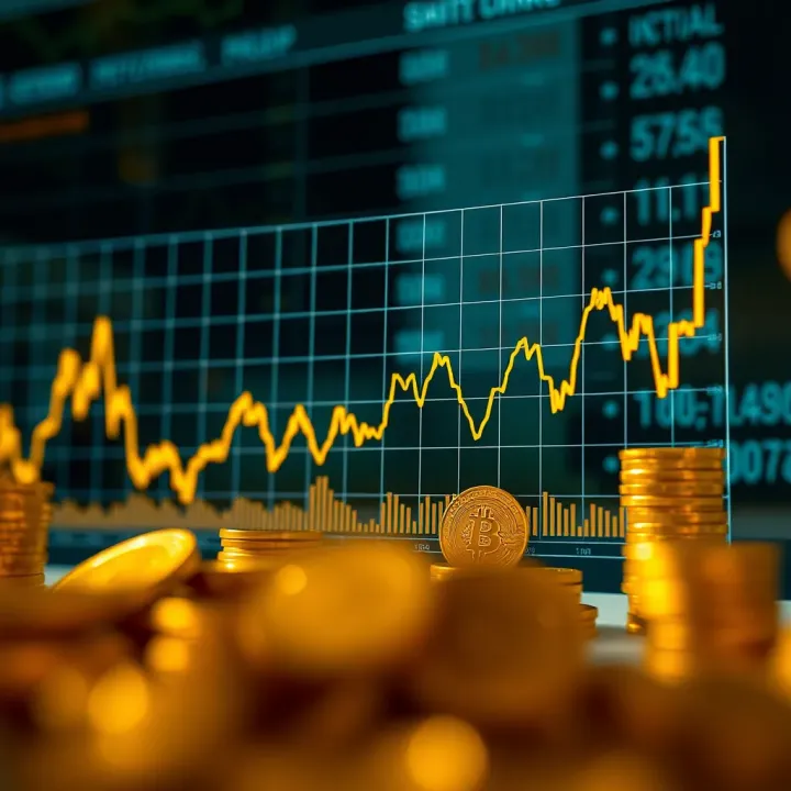 Graph showing fluctuations in gold prices influenced by economic indicators in Pakistan