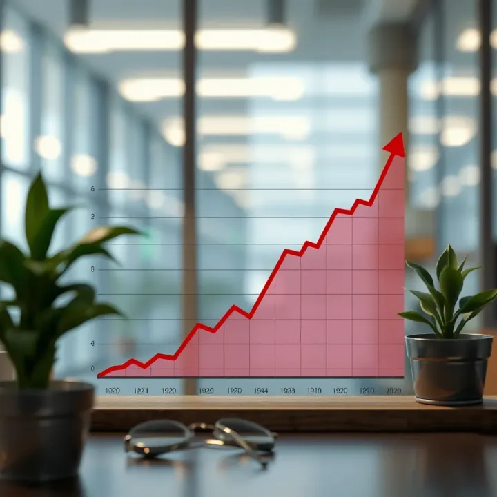 Graph showing rising inflation trends affecting Pakistan's economy
