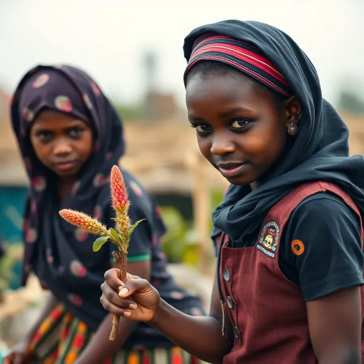 Visual representation of sustainable and fair trade principles with focus on community impact and eco-friendly practices