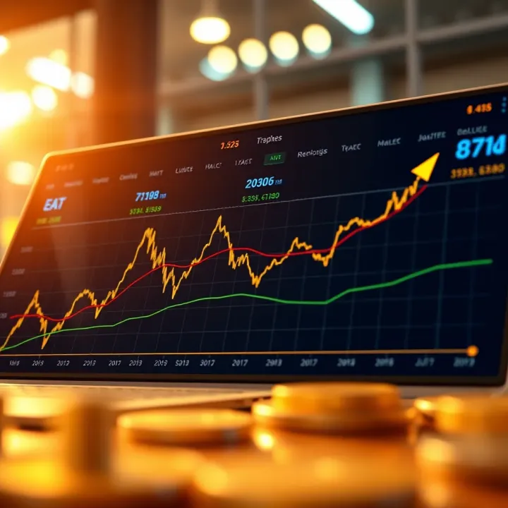 Graph showing upward and downward trends in Pepe Coin market values