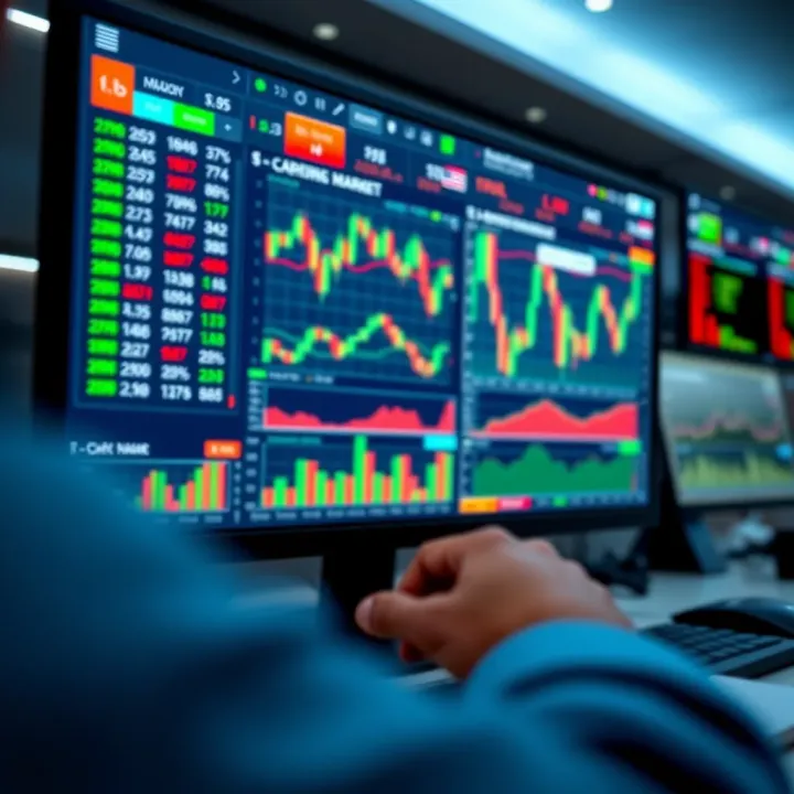 Screenshot displaying Quotex trading platform with live charts and market indicators