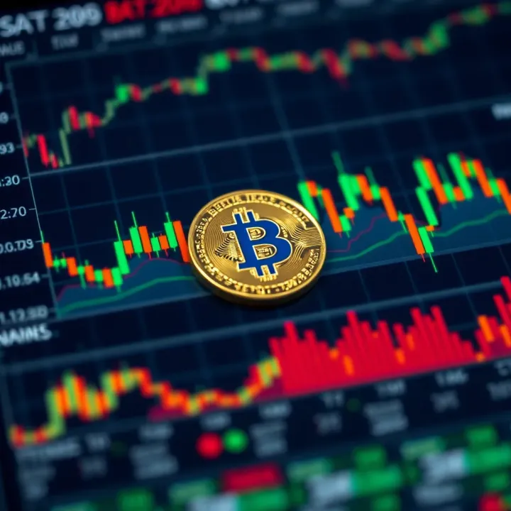 Chart comparing technical indicators and market forces influencing Sats Coin value in cryptocurrency market