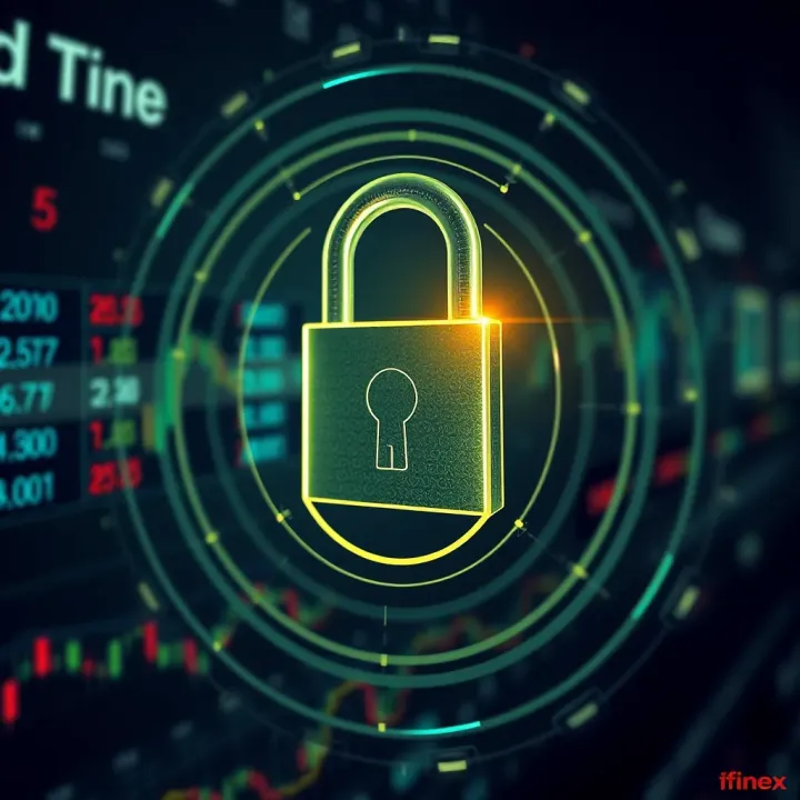 Security and Regulatory Compliance in Trade Apps Secure digital lock symbolizing protection and regulatory compliance for online trading platforms