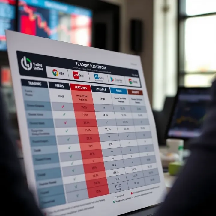 Comparison of Trading Platforms for Investors in Pakistan Comparison chart highlighting fees, features, and security levels of popular trading platforms in Pakistan