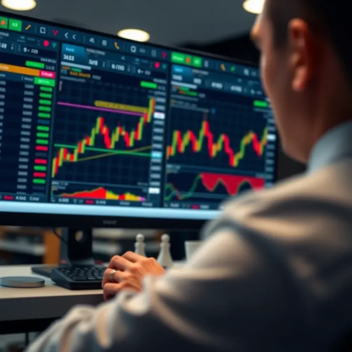Seamless Trading Execution with TradingView and Deriv Integration User interface showing seamless order execution and trading management tools combining TradingView features and Deriv functionalities