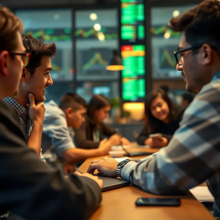 Engaging with the TradingView Social Community for Market Insights Online trading community interaction and sharing insights on TradingView platform