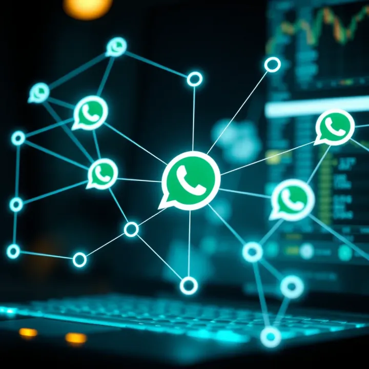 Illustration showing network connections symbolizing trust and security in online forex trading communities