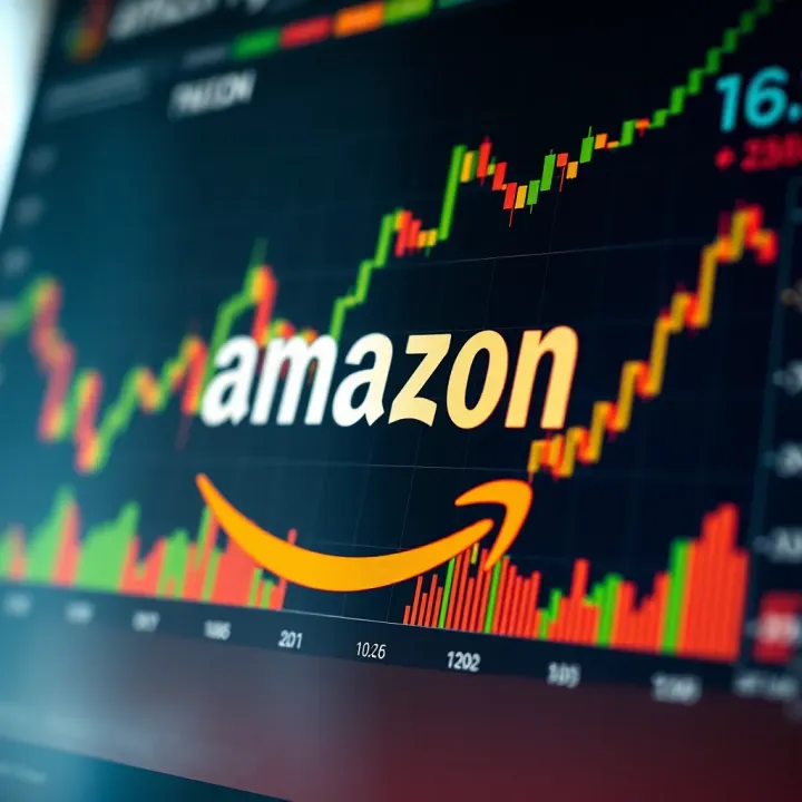 Amazon's Market Performance and Investment Trends in Pakistan Chart illustrating Amazon's stock market performance and investment trends relevant to Pakistan