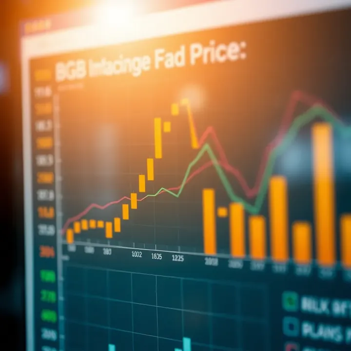 Chart illustrating key factors impacting BGB price including market demand and trading platforms