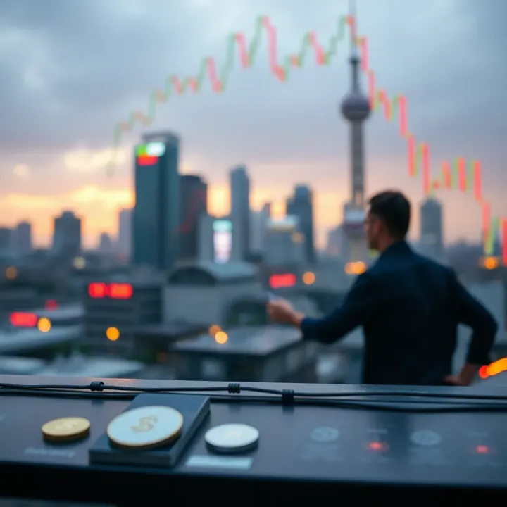 Conceptual illustration of regulatory measures impacting digital currency exchange platforms