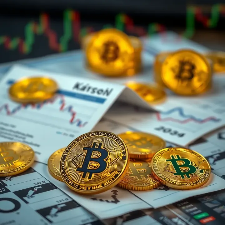 Visual representation of regulatory documents and cryptocurrency symbols indicating impact on Bitcoin