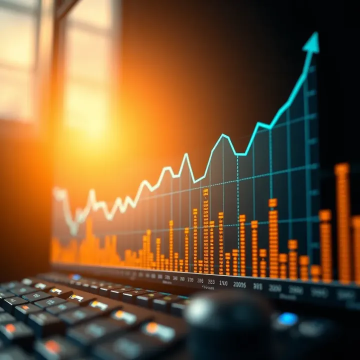 Yearn Finance Token Value Trend Visualization Graph showing upward and downward trends of Yearn Finance token value over time